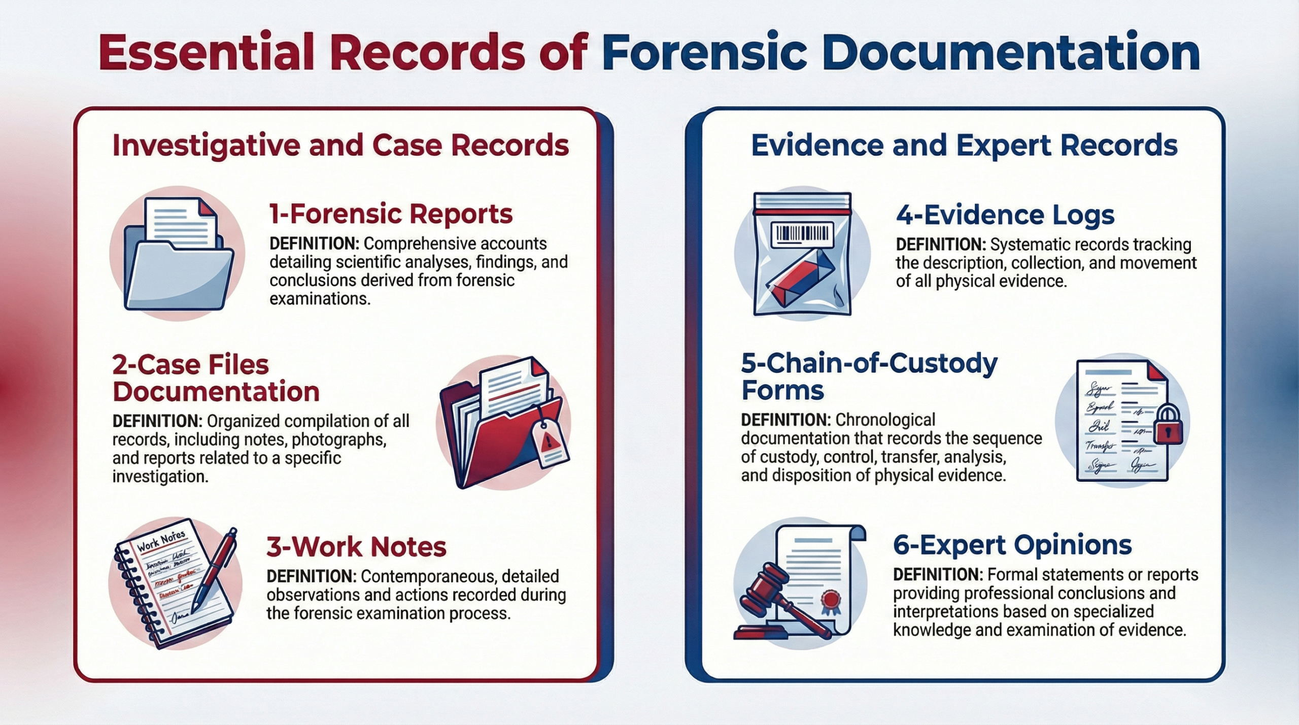 writing drafts in forensic science