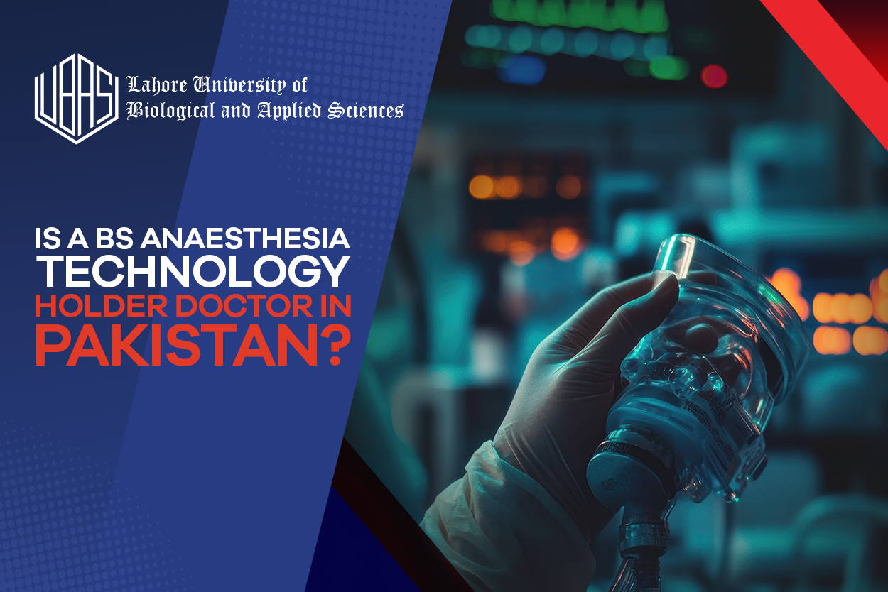 Is a BS Anaesthesia Technology Holder a Doctor in Pakistan?