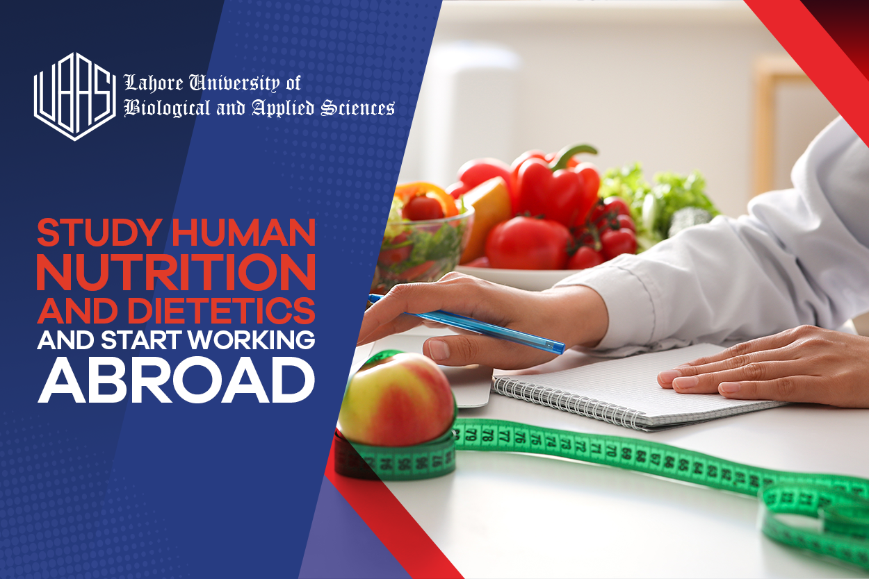 Study Human Nutrition and Dietetics and Start Working Abroad